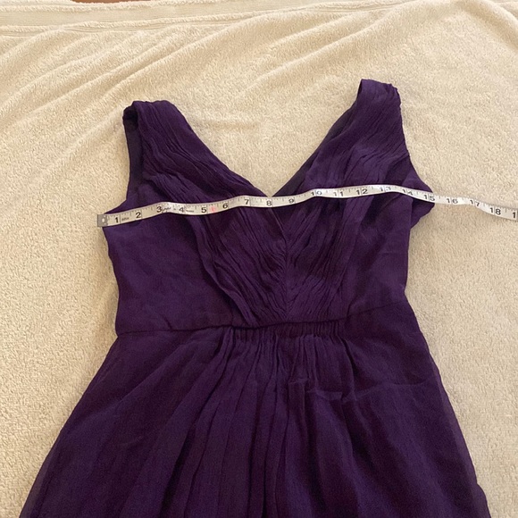 J Crew 100% silk Louisa chiffon dress with gorgeous back zipper. Gorgeous! - Picture 13 of 16